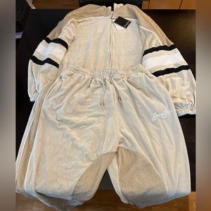 Sean John Vintage 2001 Velour Track Suit Jacket & Pants - Size XXL - With Tags